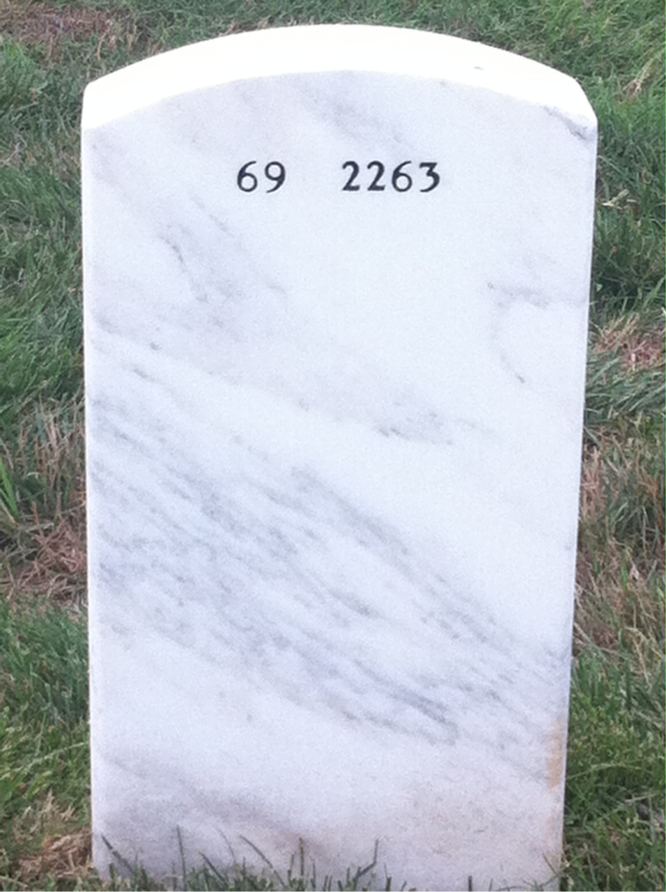 Back of headstone — Julius Kovalaski