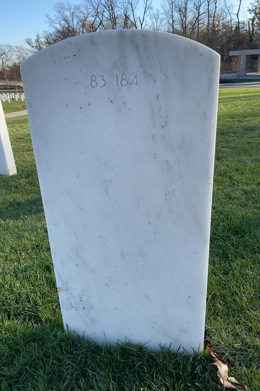 Back of headstone — John Murchison