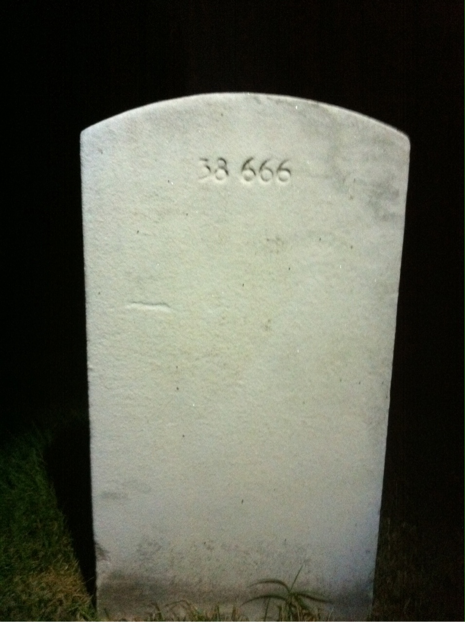 Back of headstone — Rudy Adams