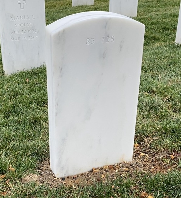 Back of headstone — Thomas Grace Lloyd