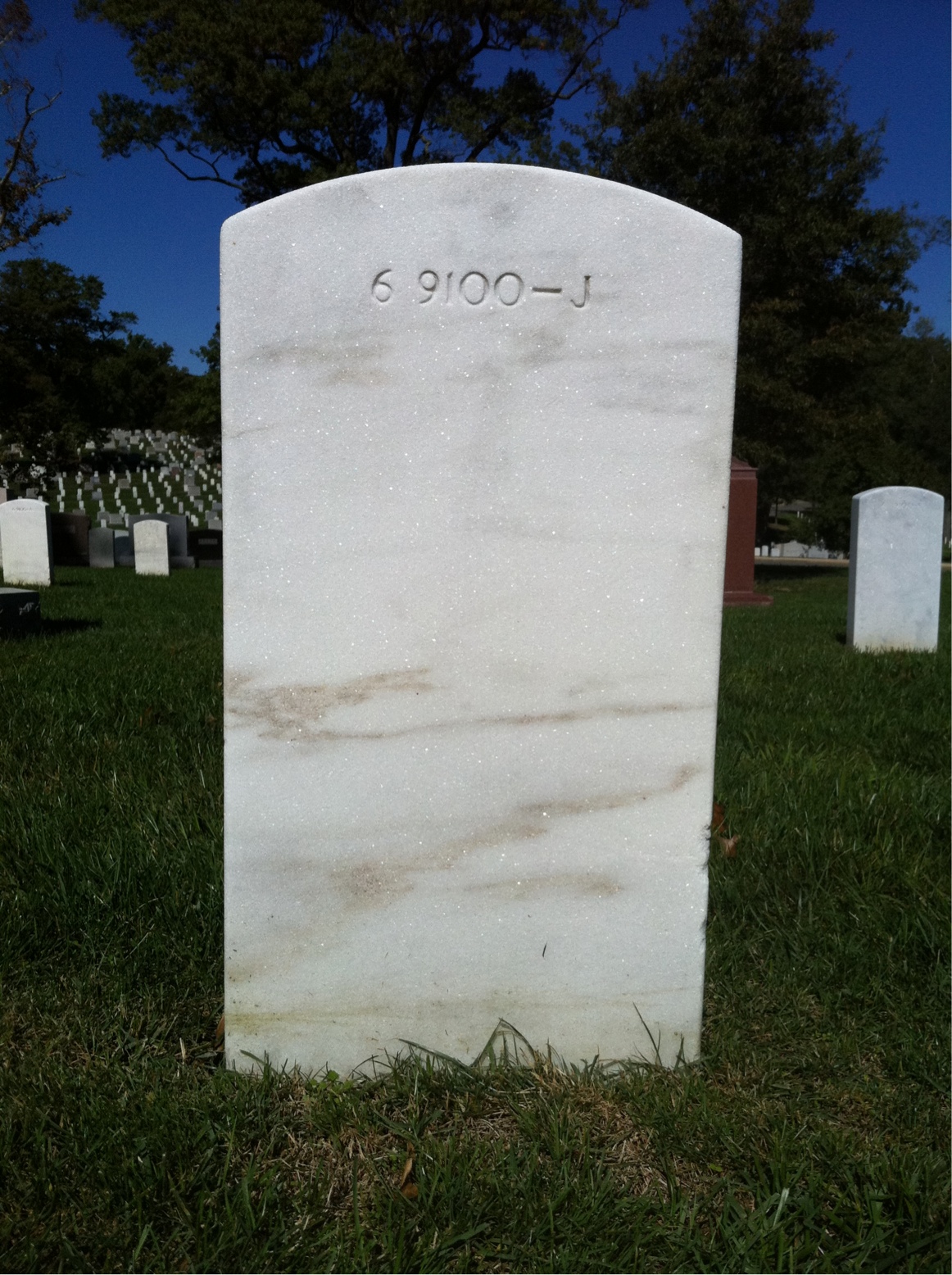 Back of headstone — David Mcneill