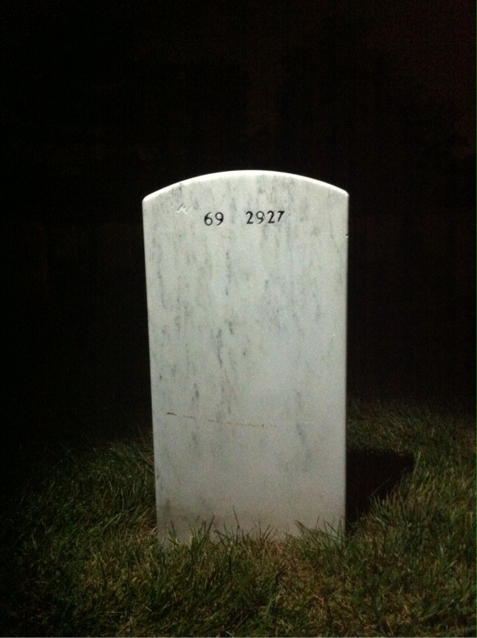 Back of headstone — Isaac Conder