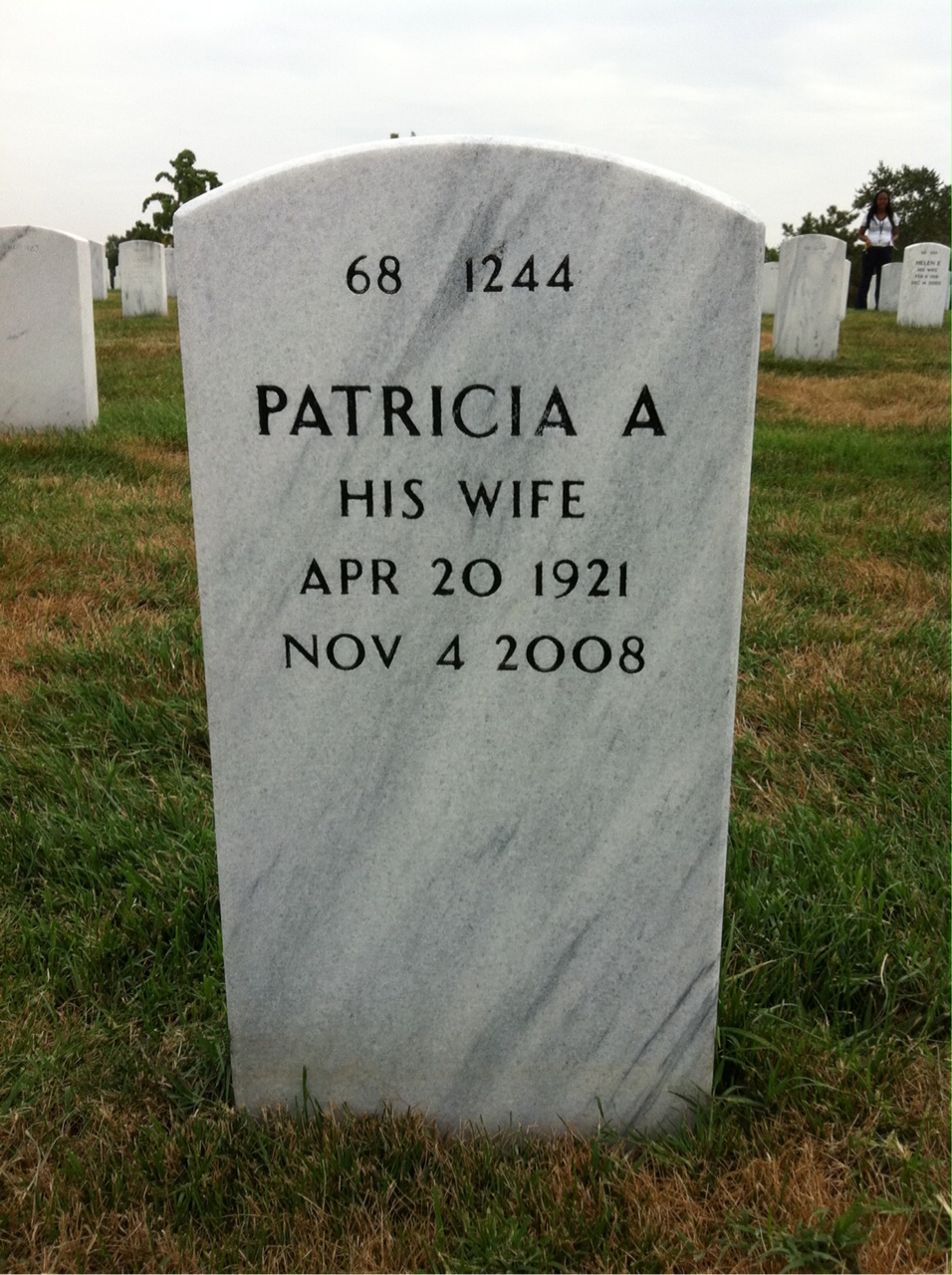 Back of headstone — Eric Berenbaum