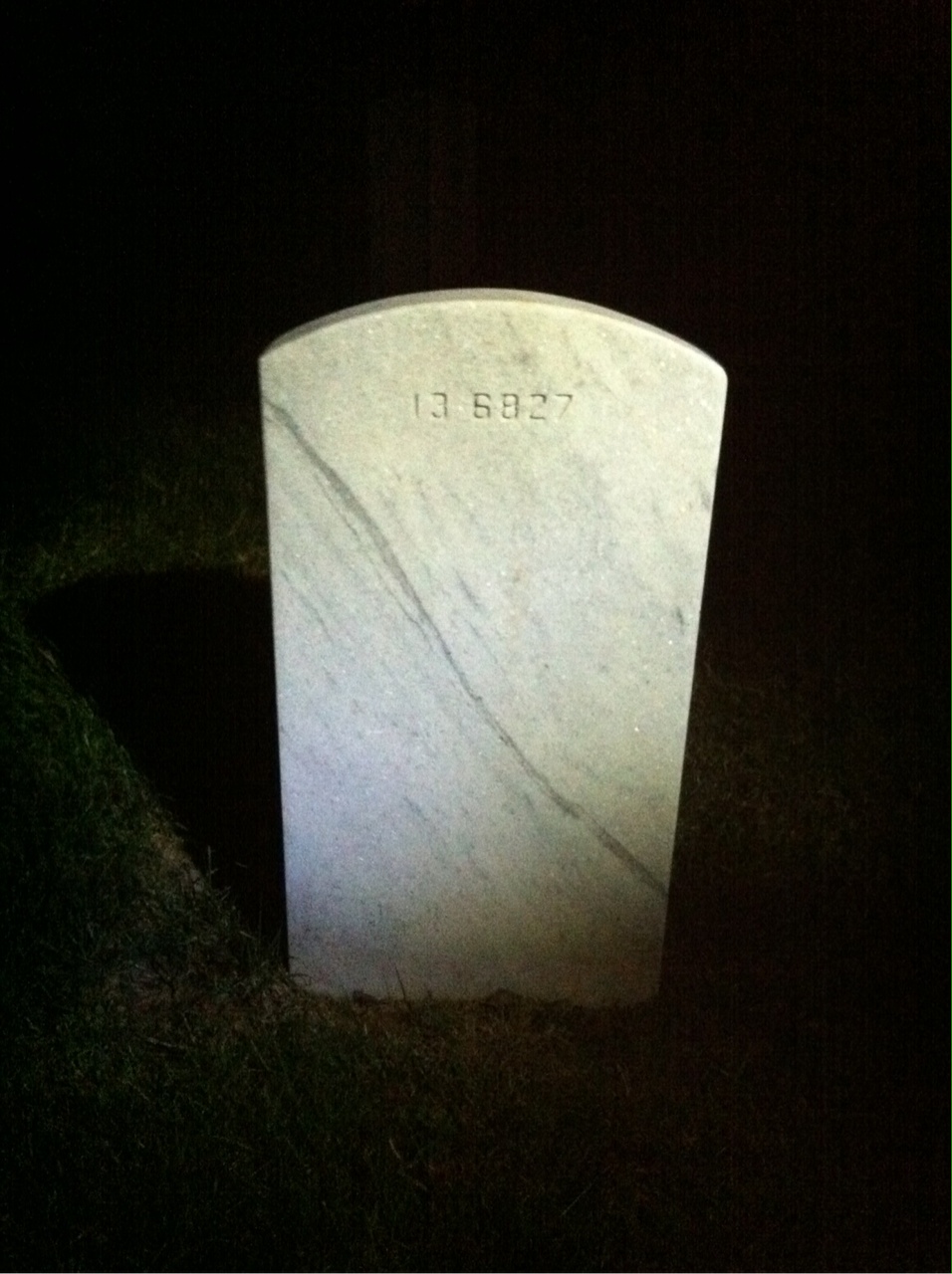 Back of headstone — Sydney Mcneil
