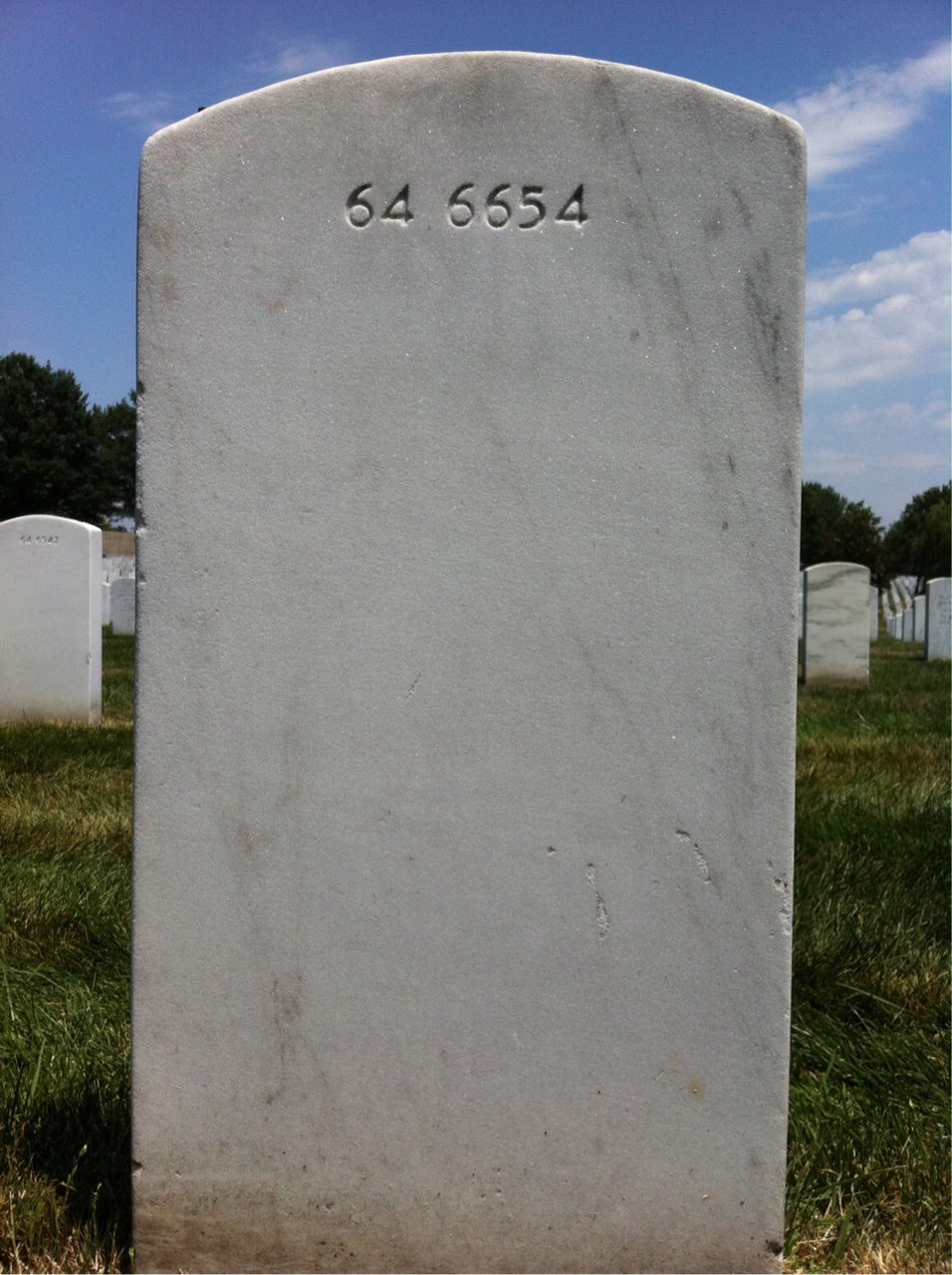 Back of headstone — Michael Bierilo