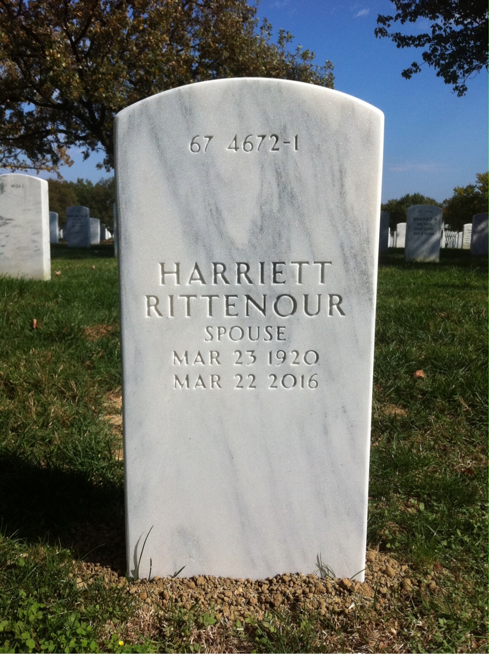 Back of headstone — Alan Smith