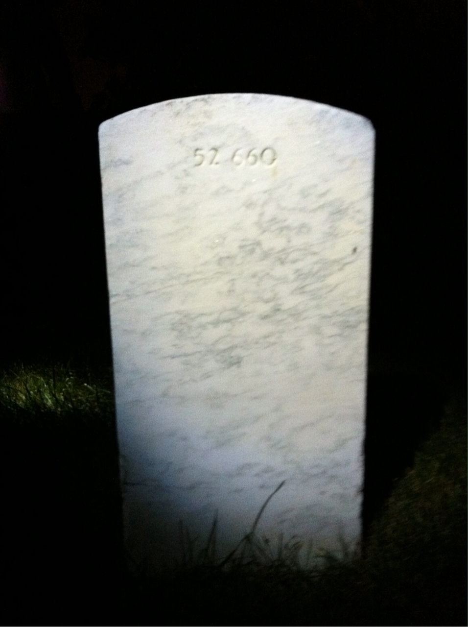Back of headstone — Patrick Mooney