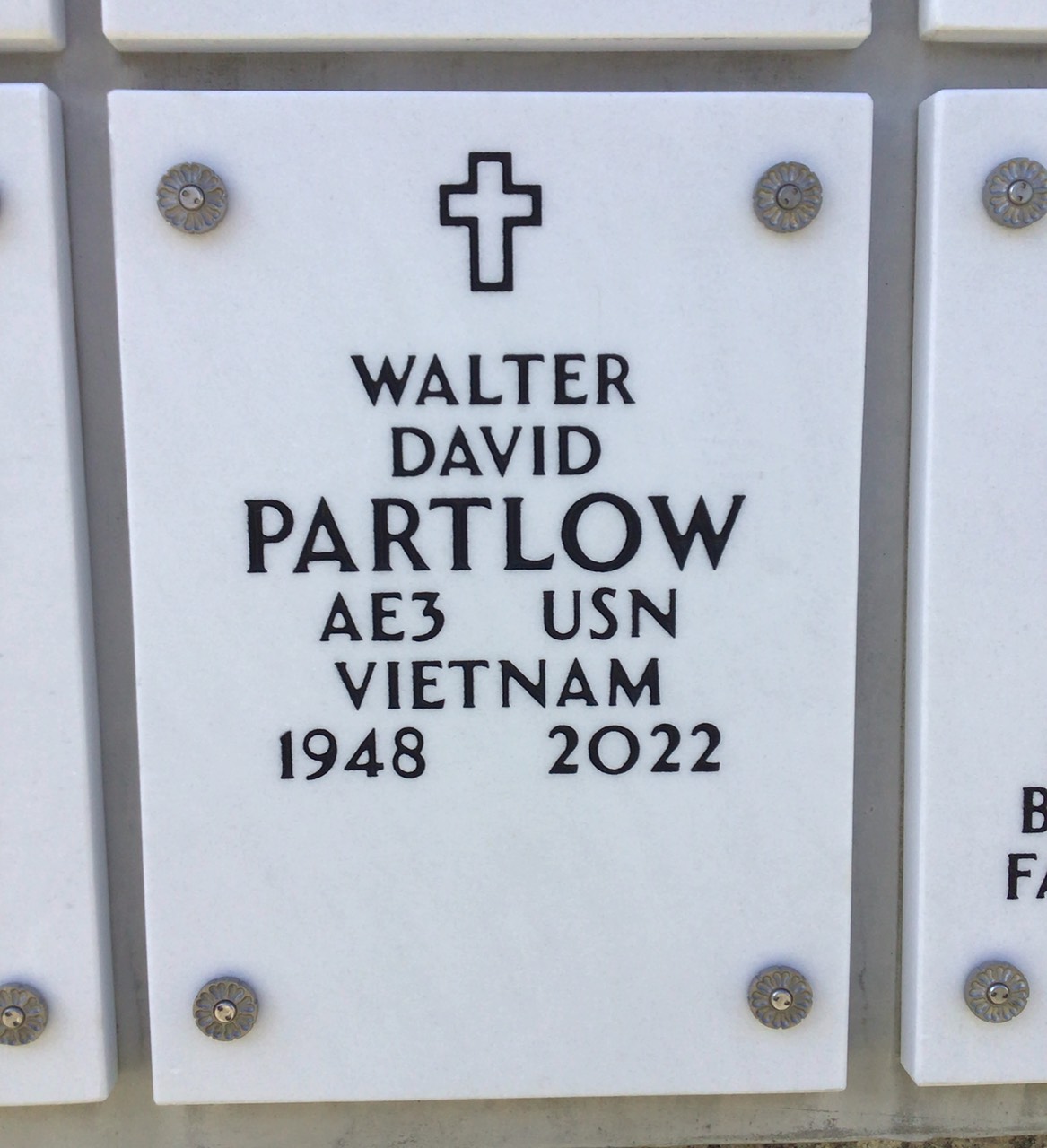 Walter David Partlow