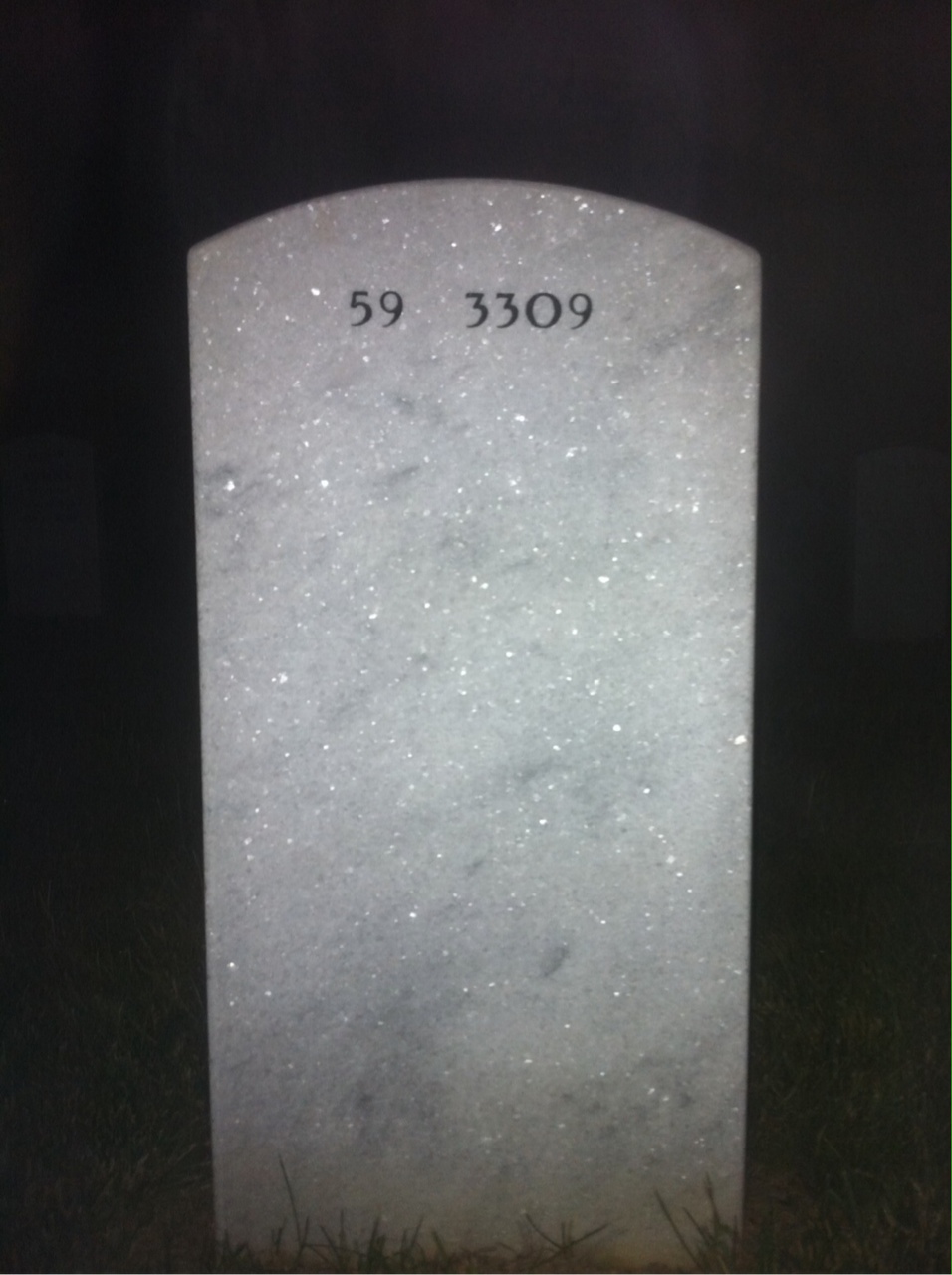 Back of headstone — Leonard Dubrow