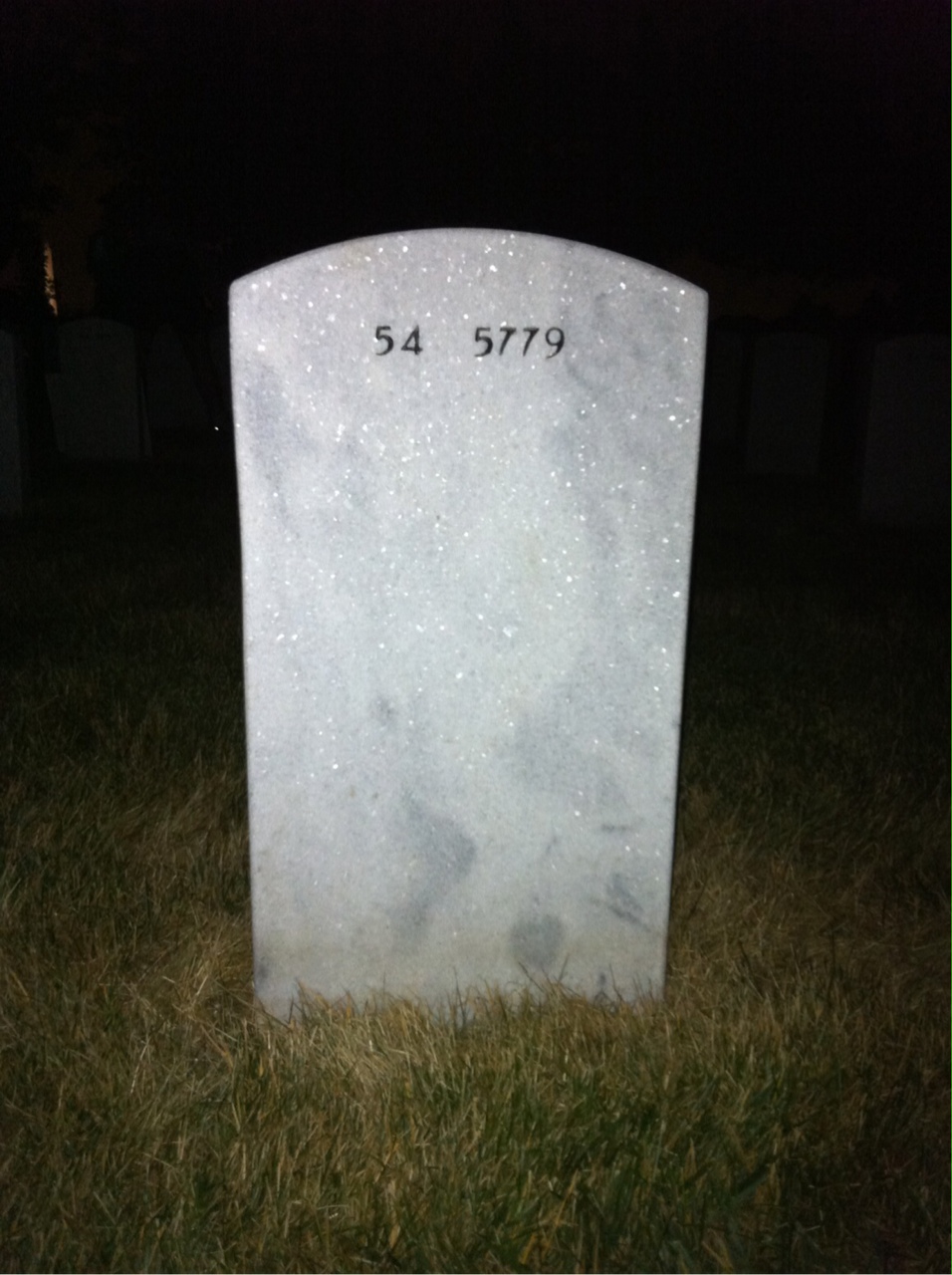 Back of headstone — Michael Christianson