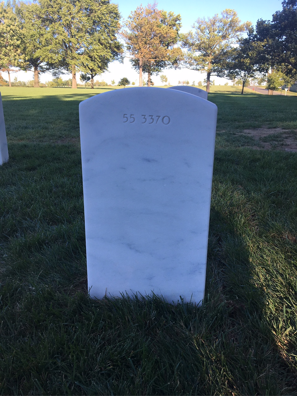 Back of headstone — Levi Mengel
