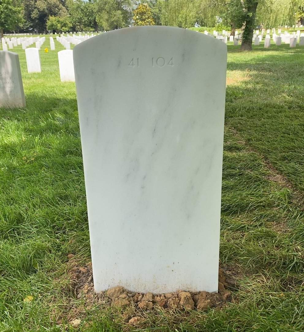 Back of headstone — Richard Murphy