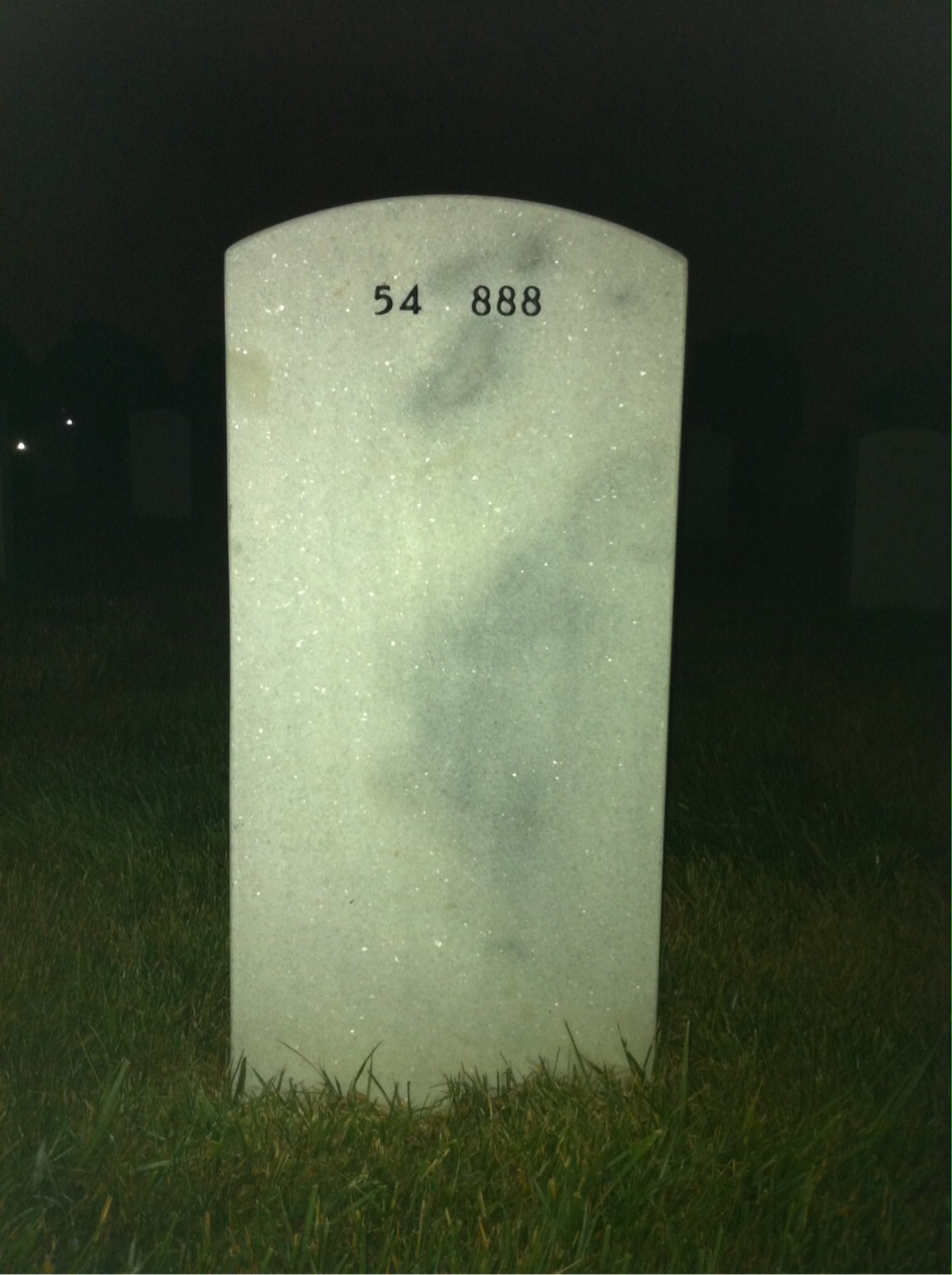 Back of headstone — Bobby Shifflett