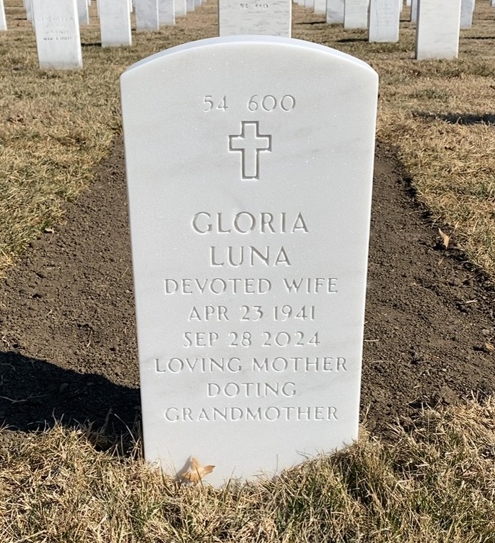 Back of headstone — Nestor Legaspi