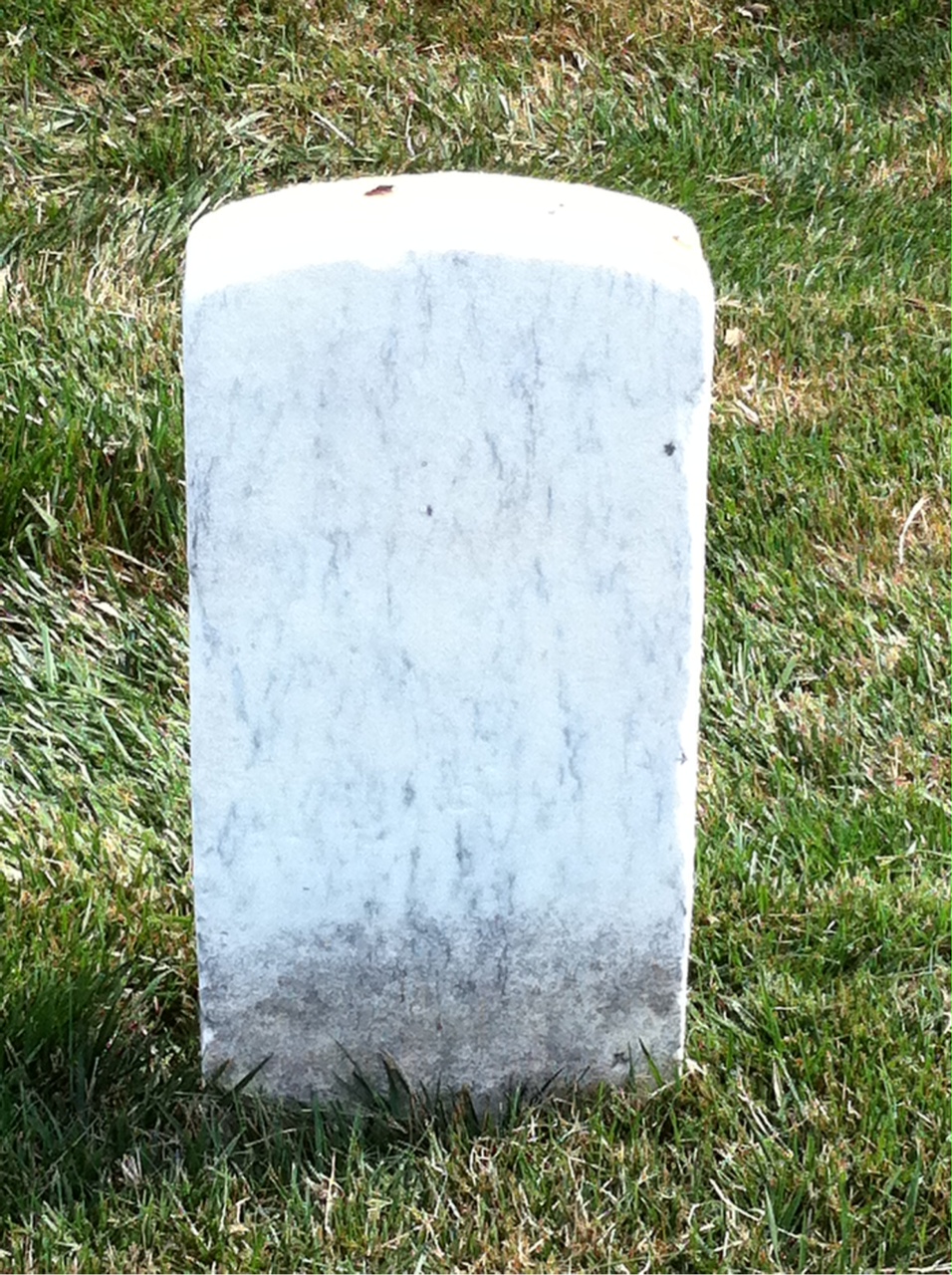 Back of headstone — Joseph Boucher