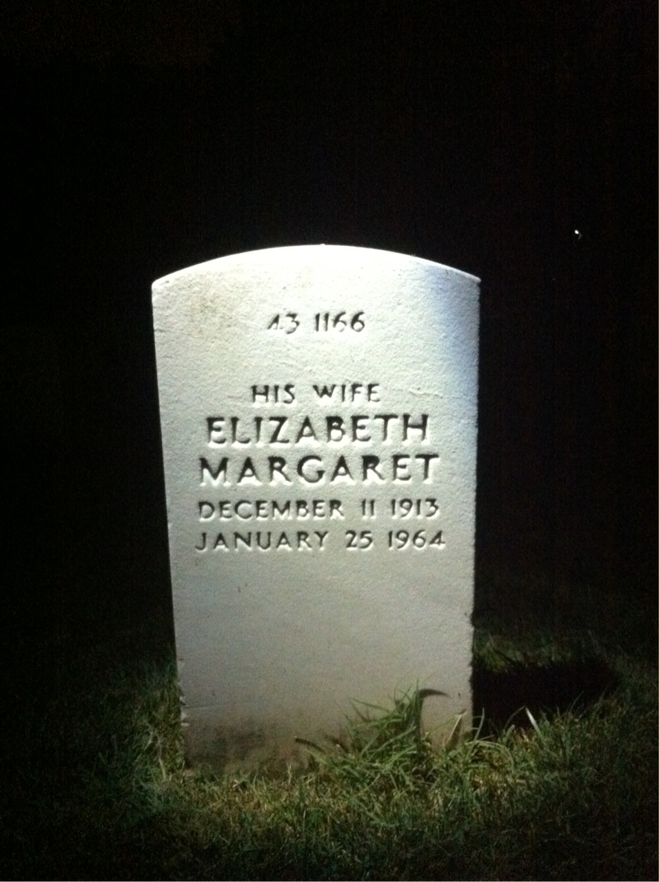 Back of headstone — Dean Munson