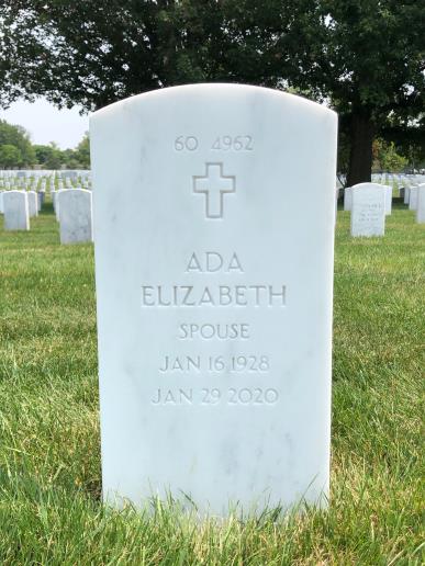 Back of headstone — Reedis Morris