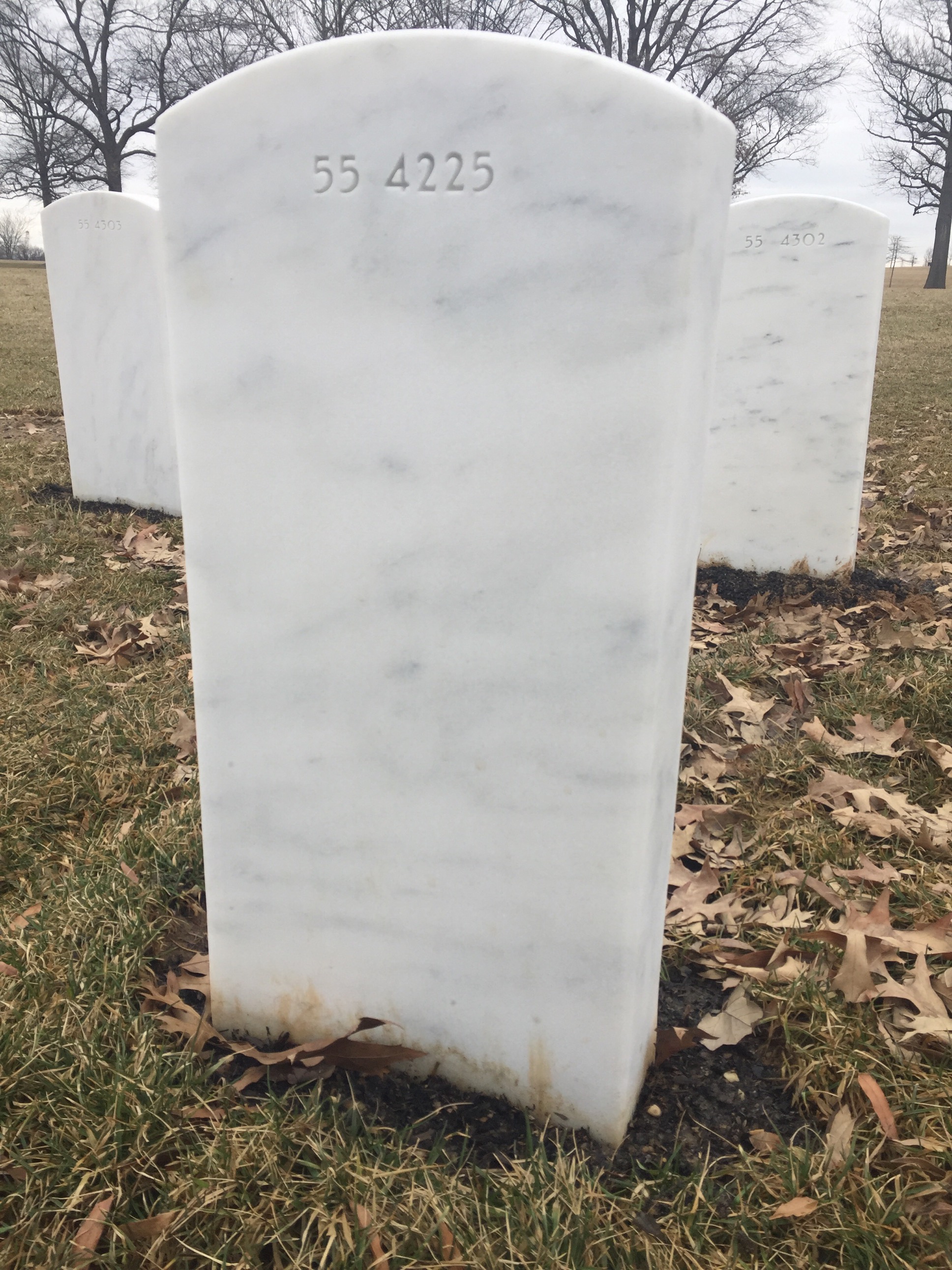 Back of headstone — Dennis Arsenault