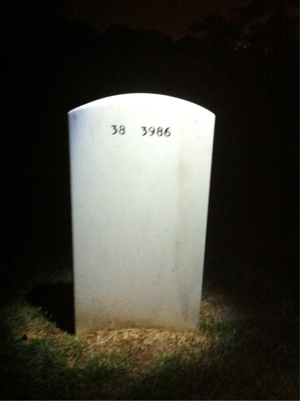 Back of headstone — Thomas Mcneil