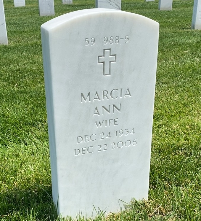 Back of headstone — Norman Smith