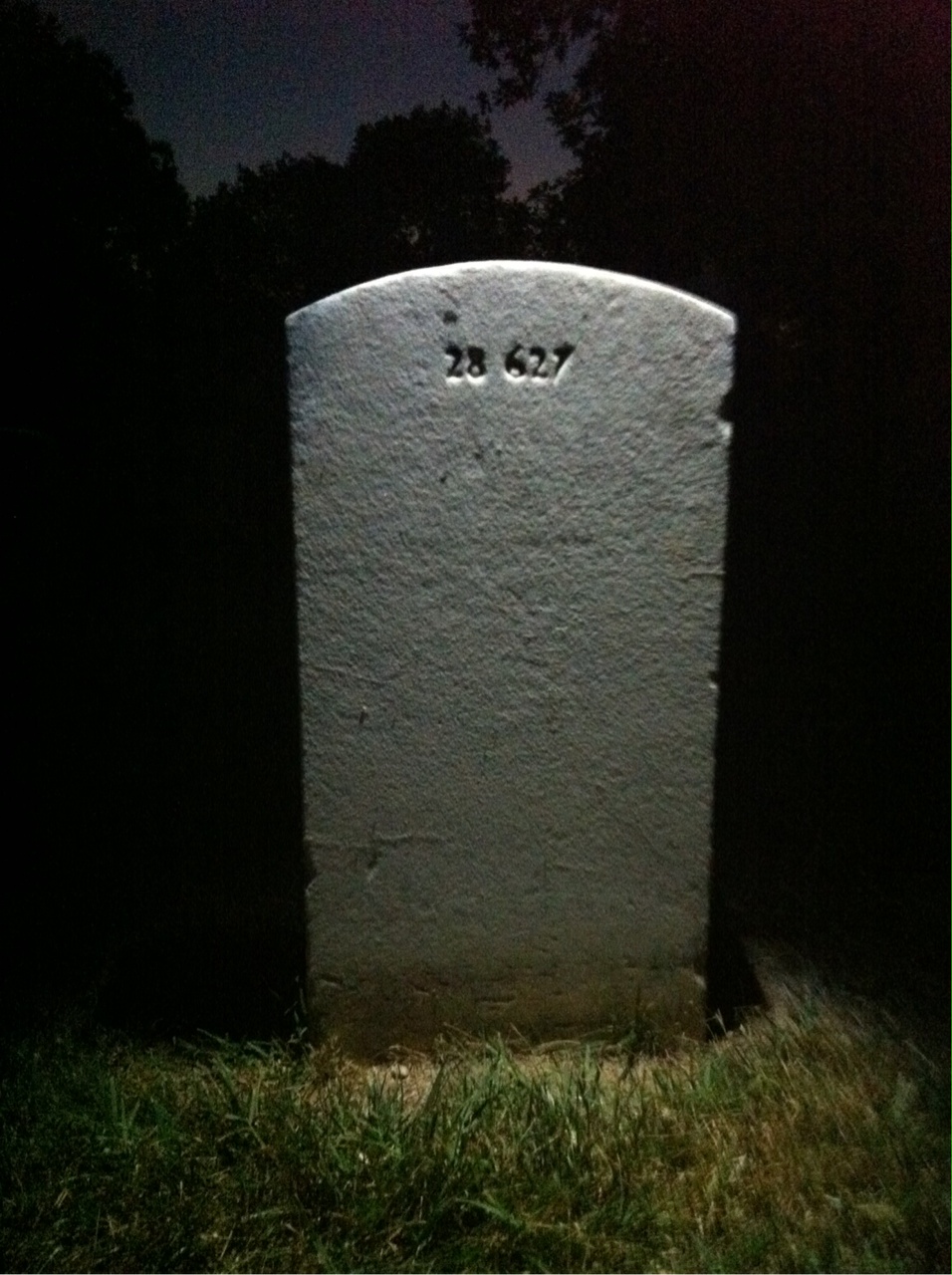 Back of headstone — William Francis Fallon