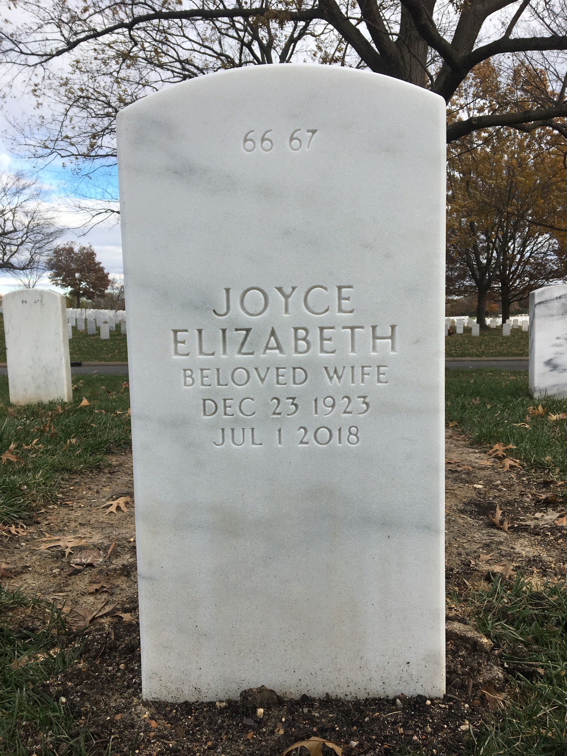 Back of headstone — John Neal
