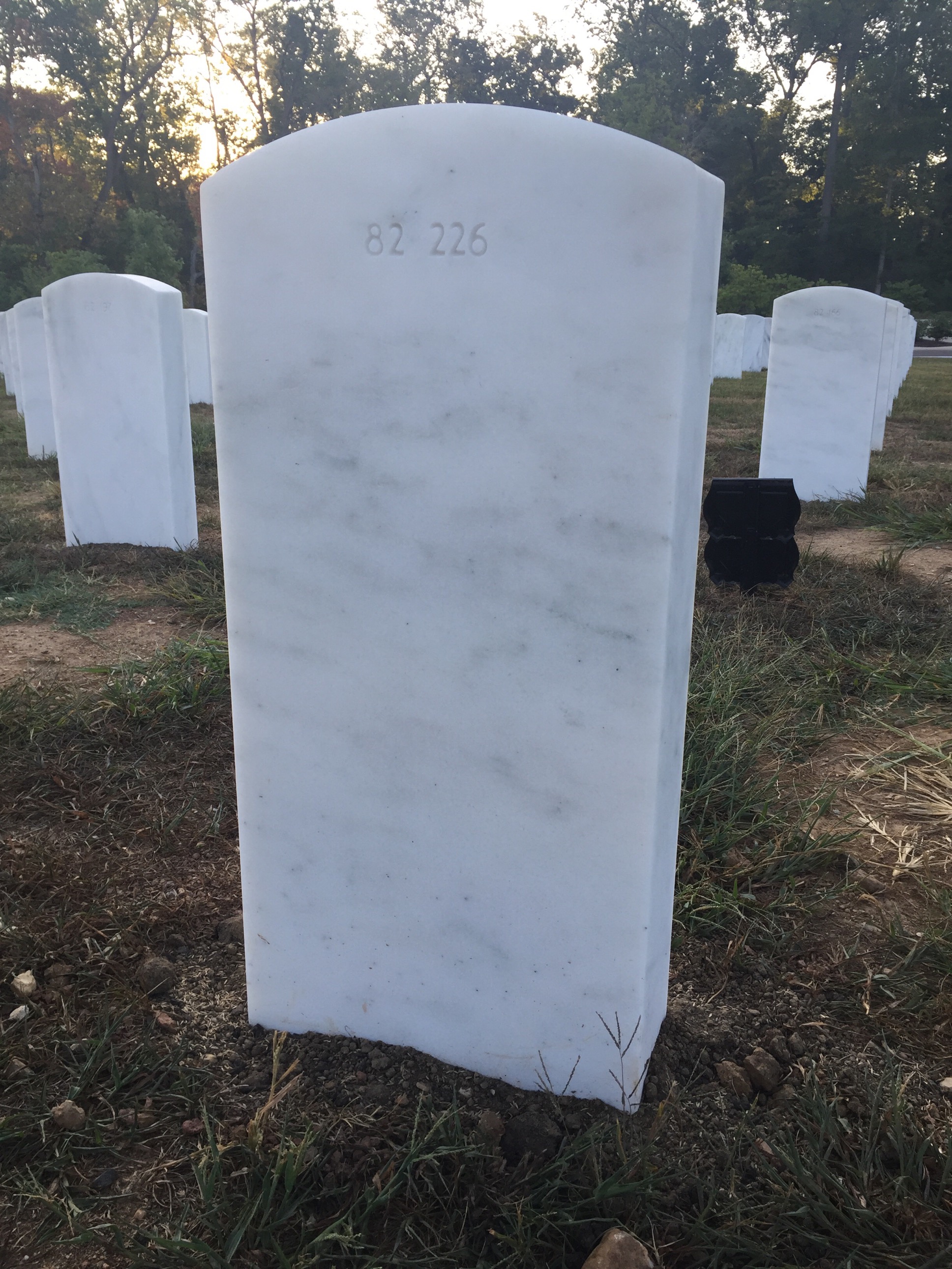 Back of headstone — Alexander Balberde