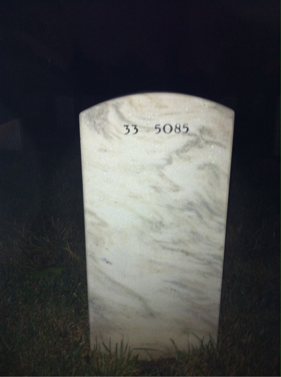Back of headstone — Agnes Owens