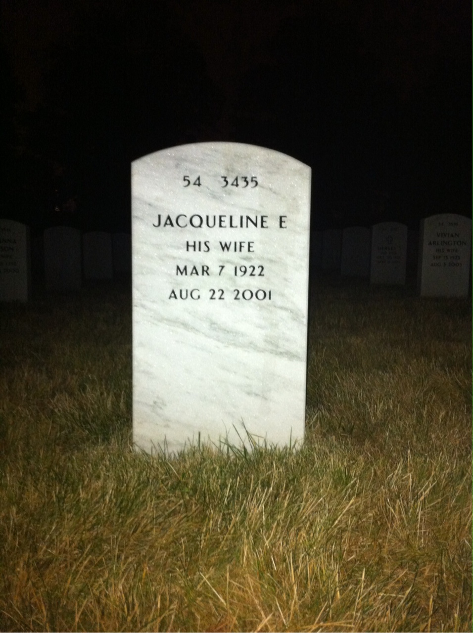 Back of headstone — William Beez