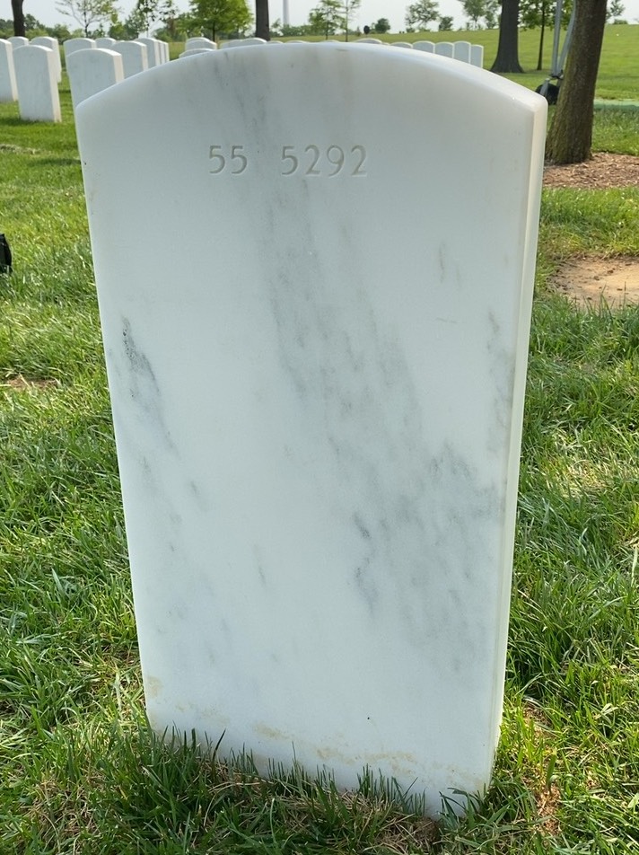 Back of headstone — Vivian Jaime Villarreal
