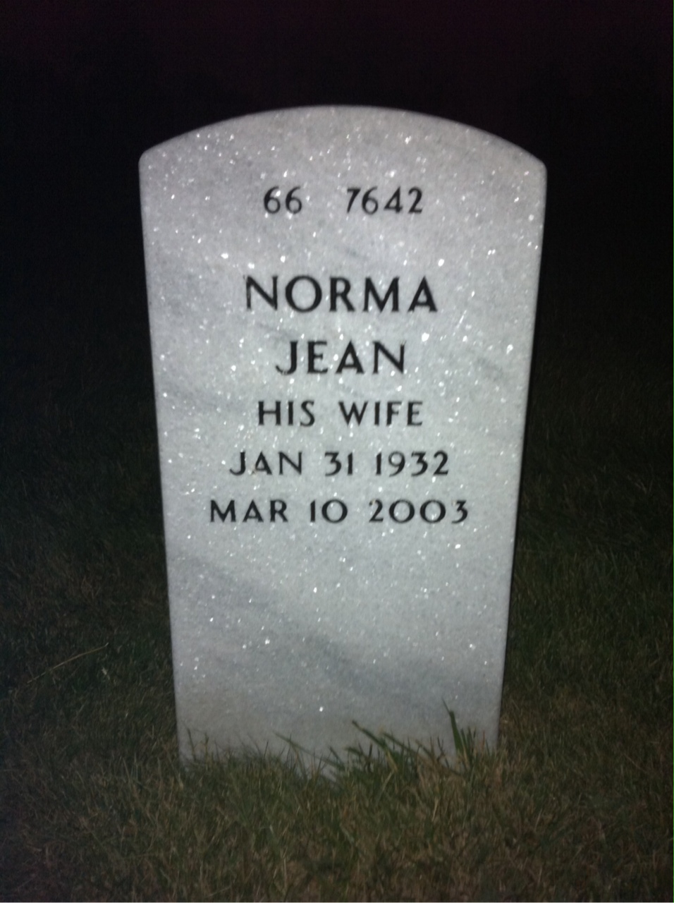 Back of headstone — Emerick Kuter