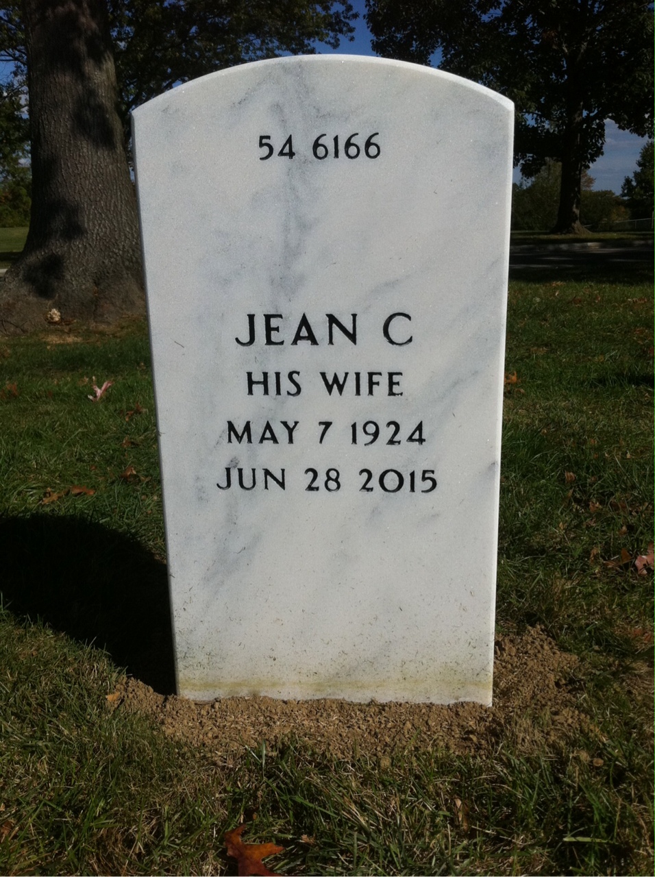 Back of headstone — Robert Krail