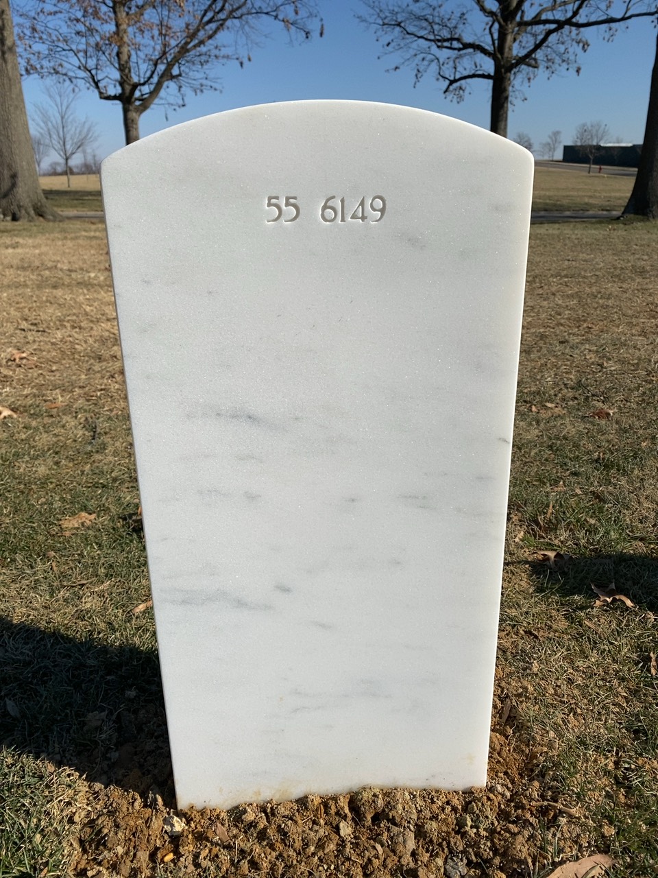 Back of headstone — Terry Lee Beard