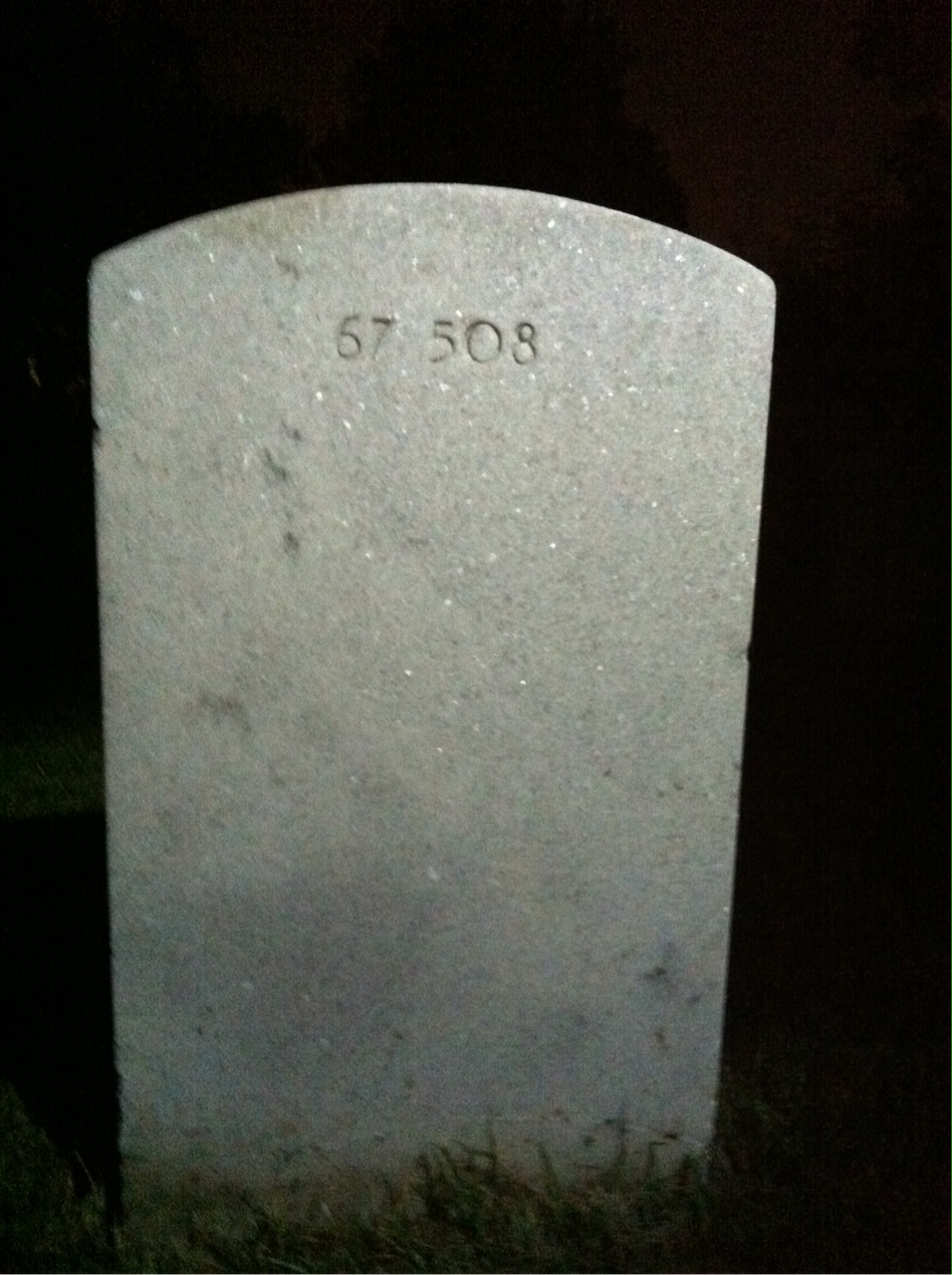 Back of headstone — Richard Been