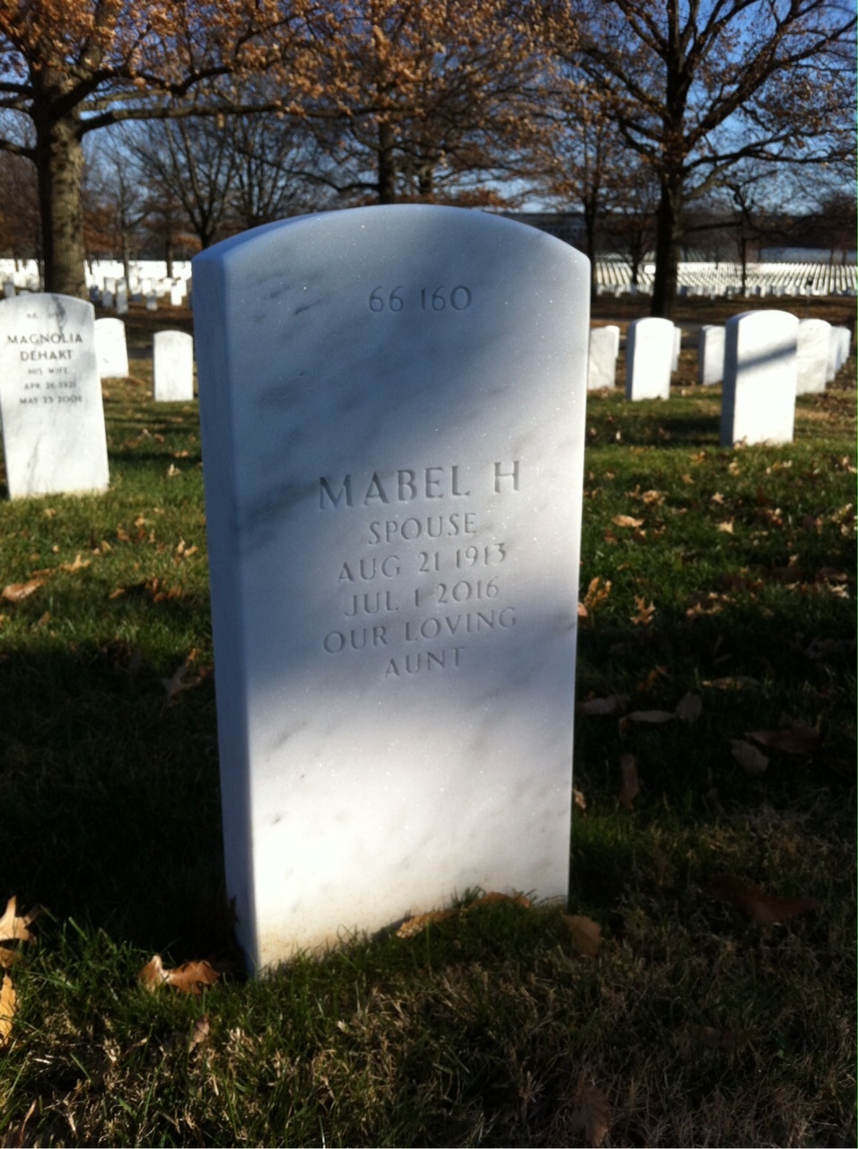 Back of headstone — Alphonso Reed