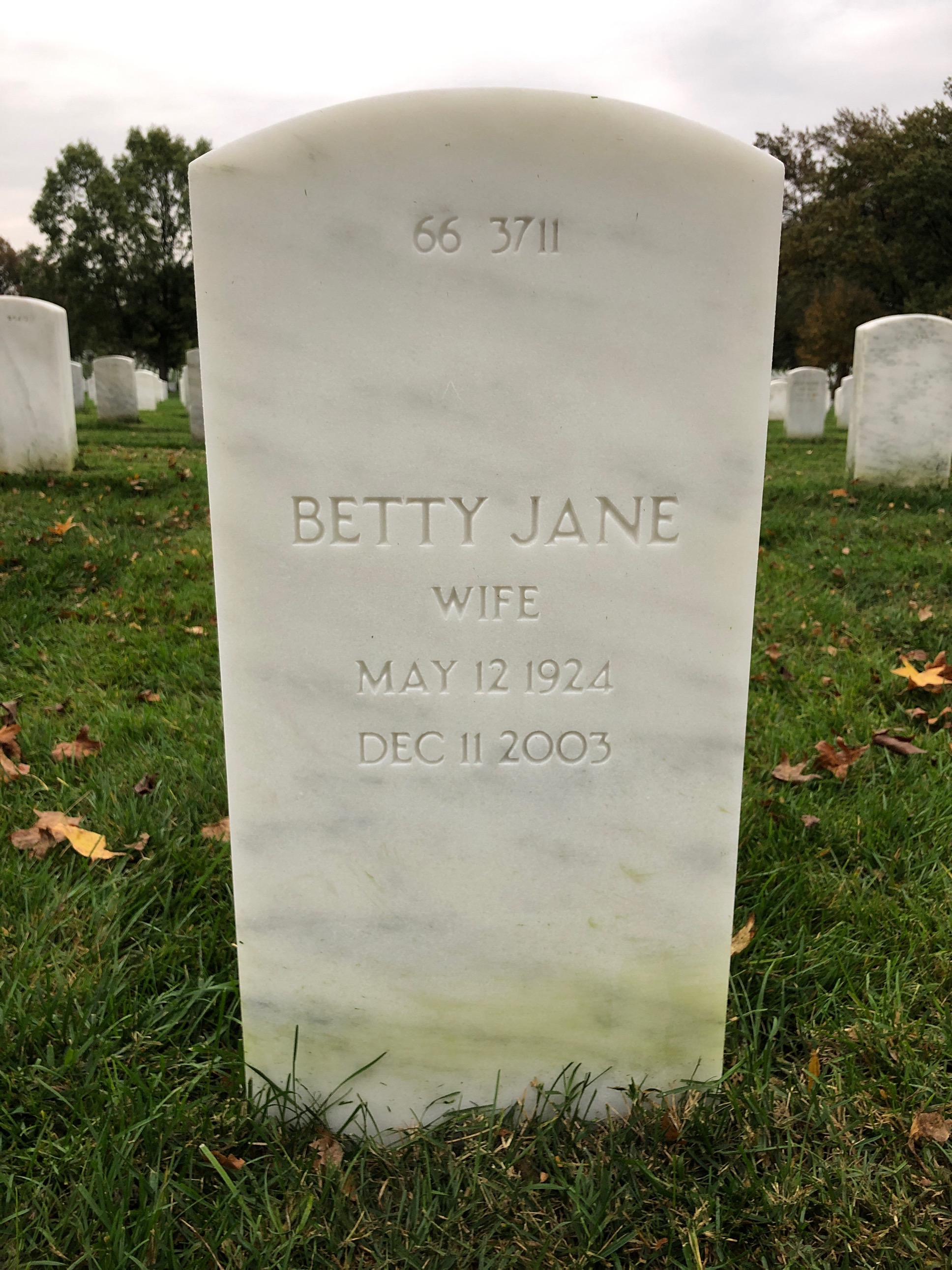 Back of headstone — Francis Munt