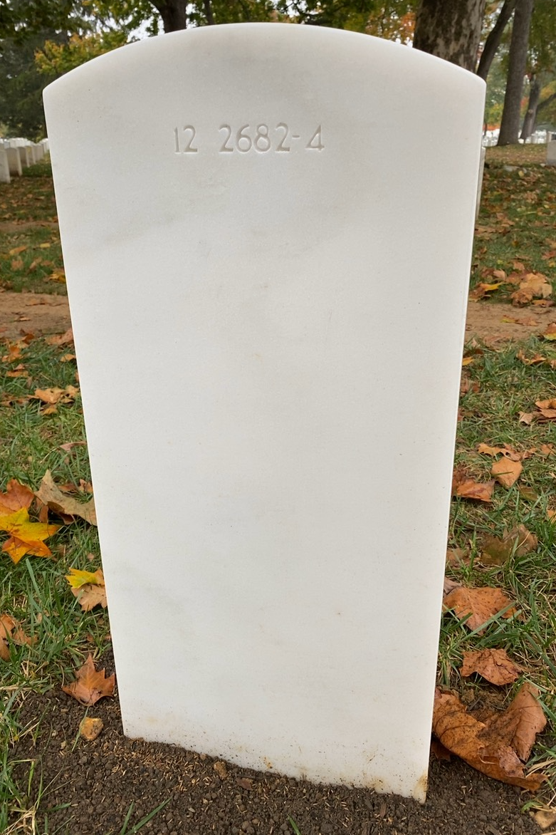 Back of headstone — Irwin Abt
