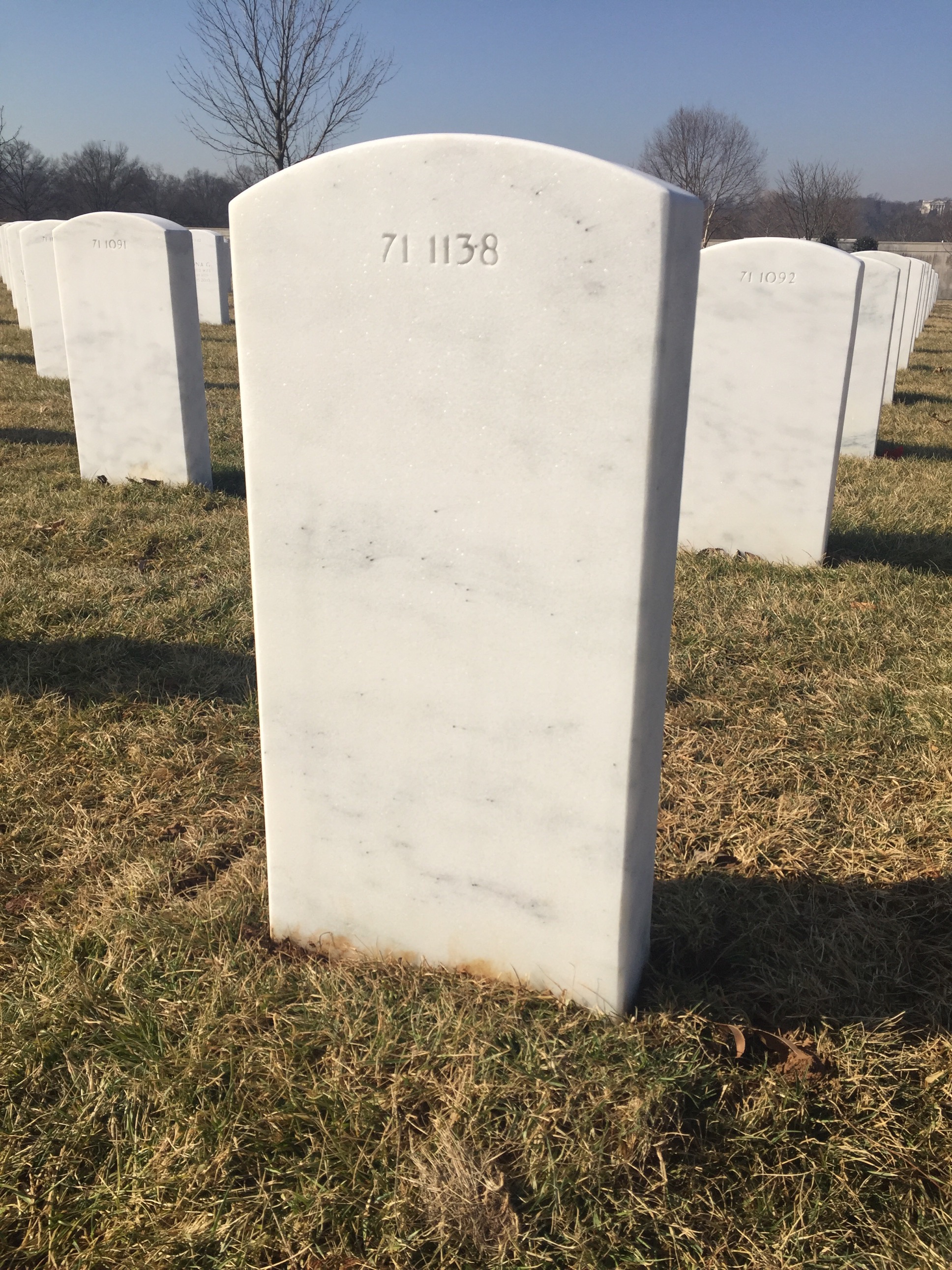Back of headstone — James Gerard Sovich