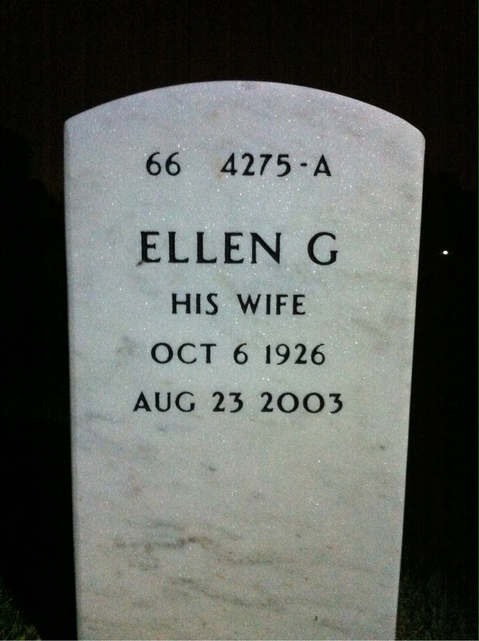 Back of headstone — William Rawson