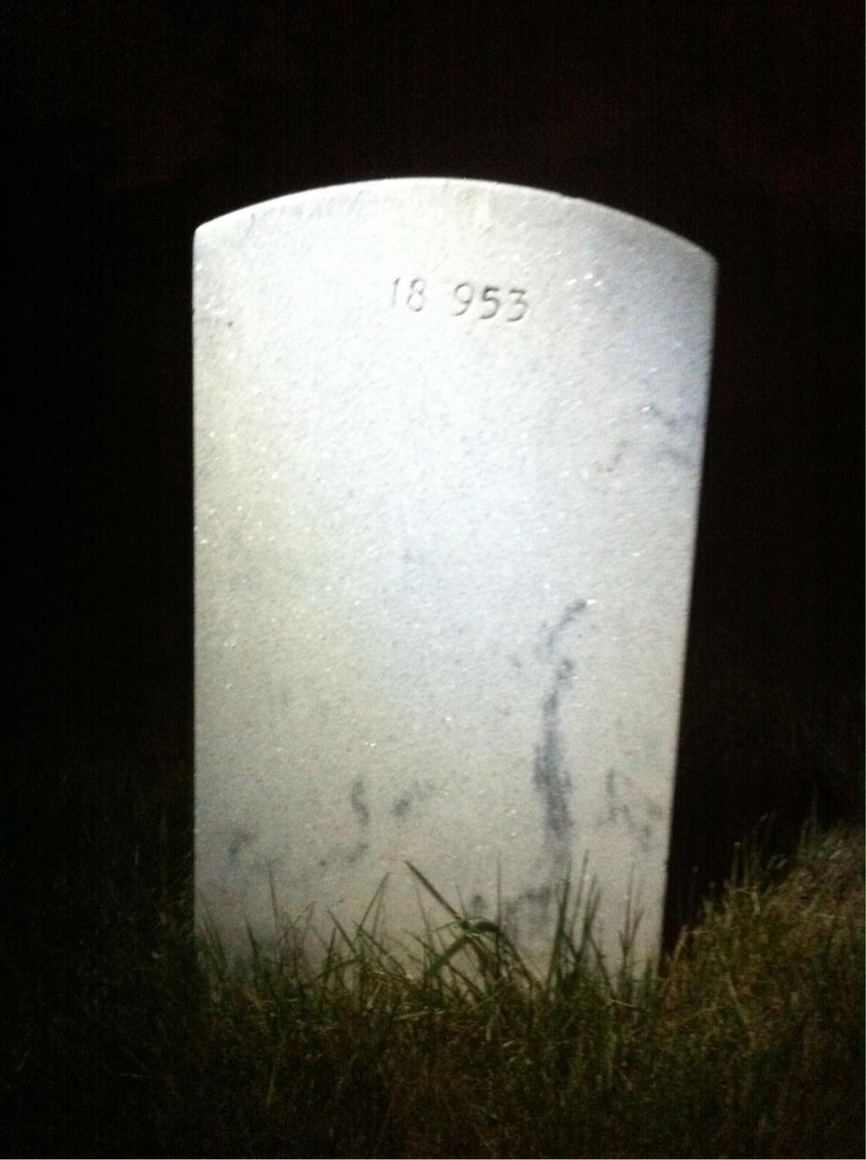 Back of headstone — Domenico Angelo