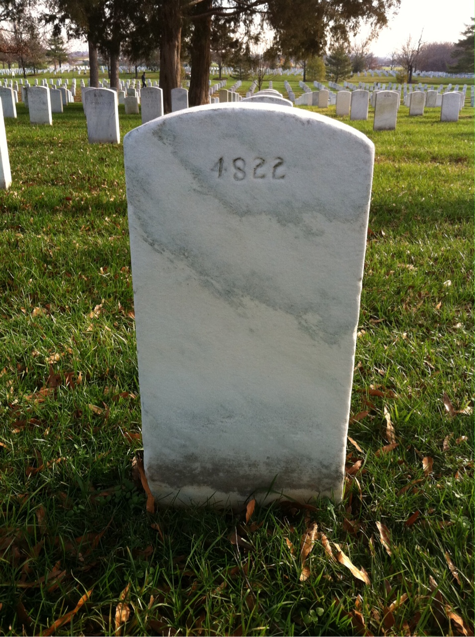 Back of headstone — Albert Alenius