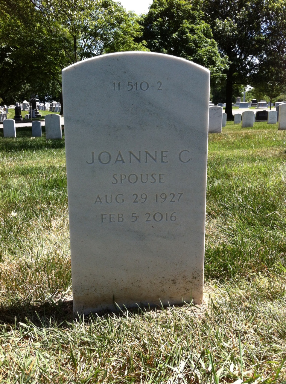 Back of headstone — Robert Baughman