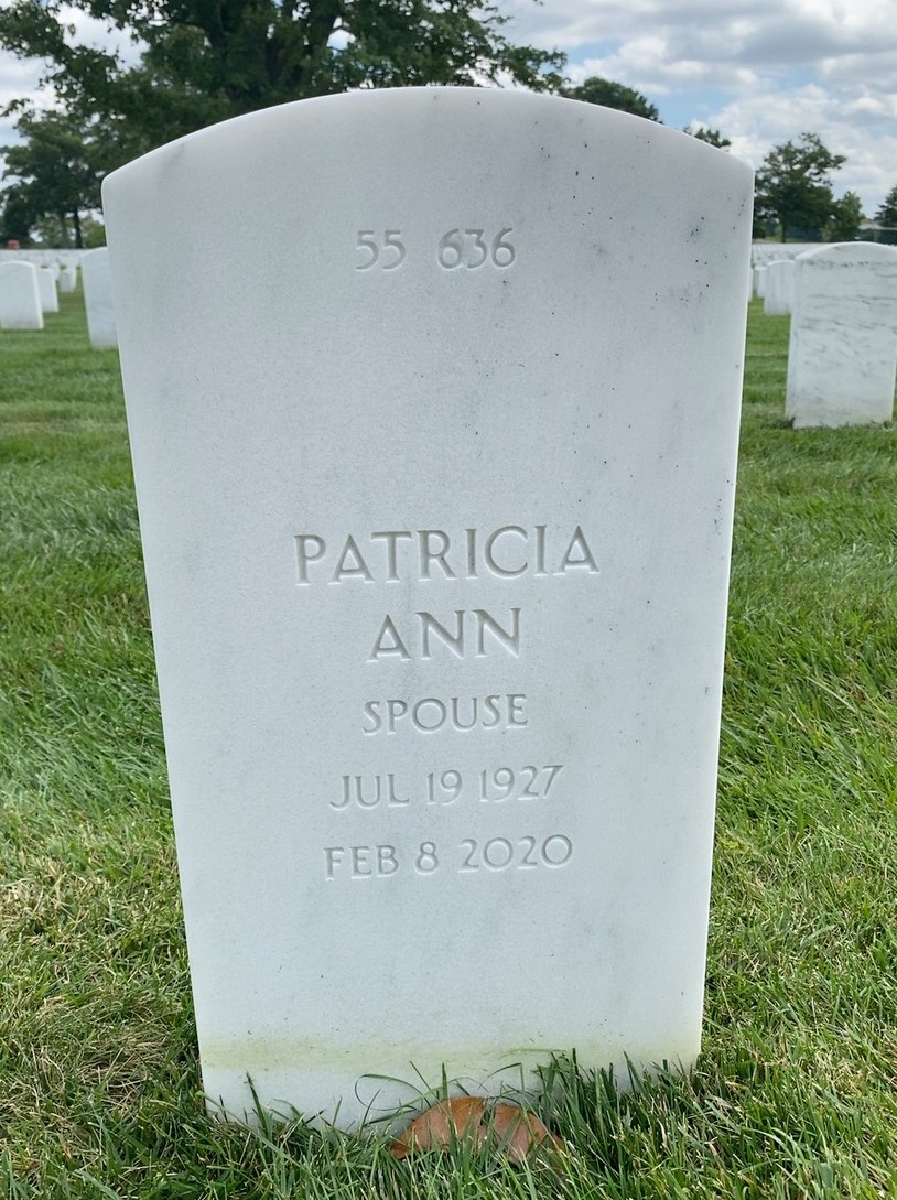 Back of headstone — Jerry C Spellman