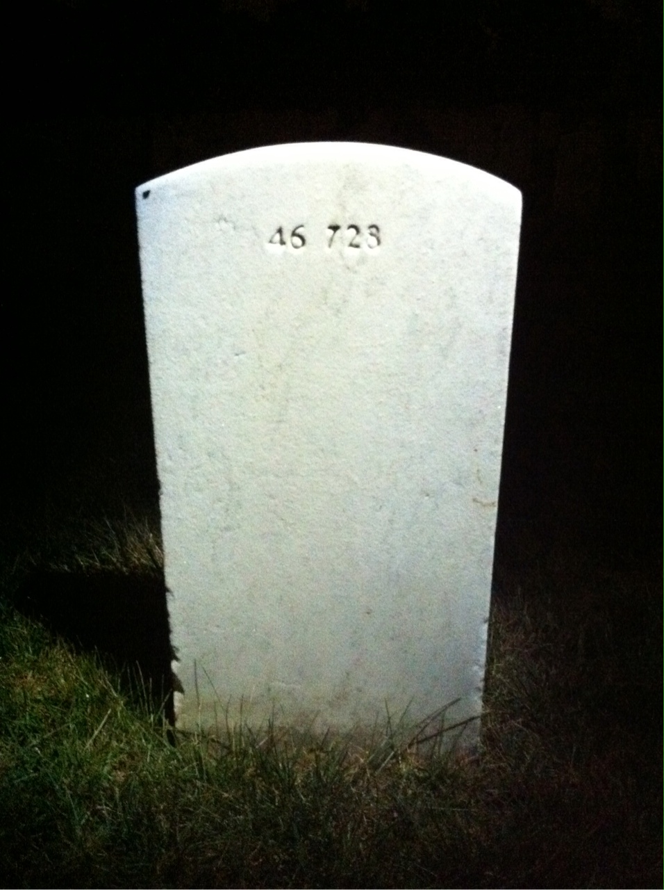 Back of headstone — Gladys Murchie