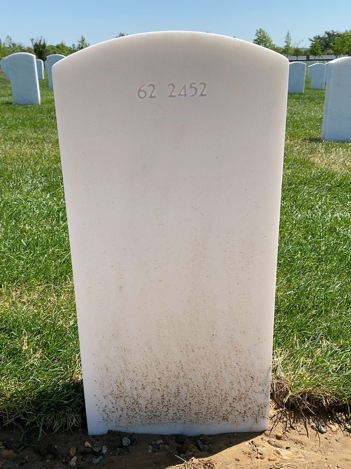 Back of headstone — Sheppard Henry Kelly