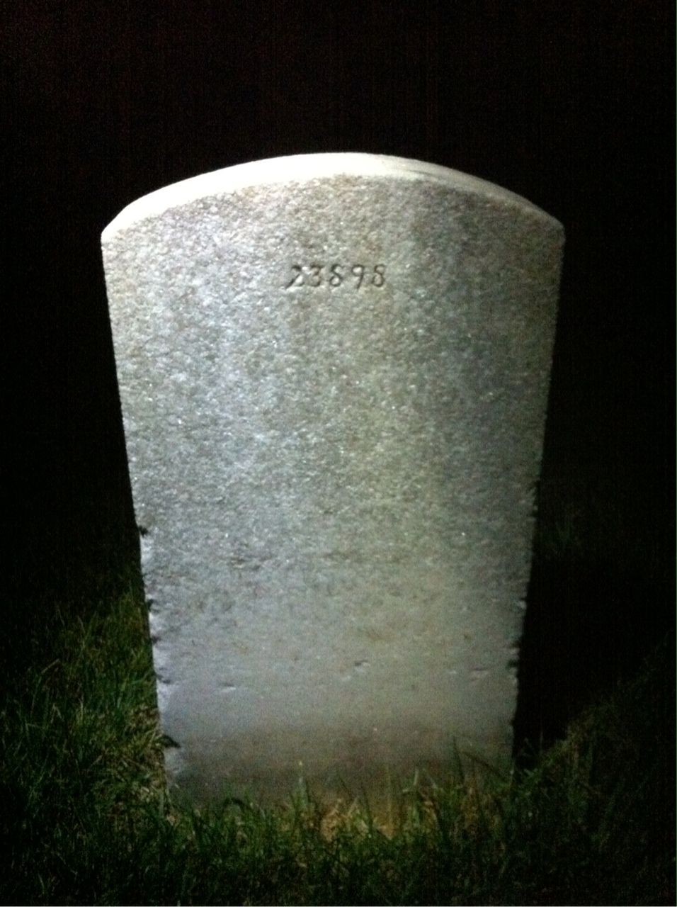 Back of headstone — Joseph Ambrose