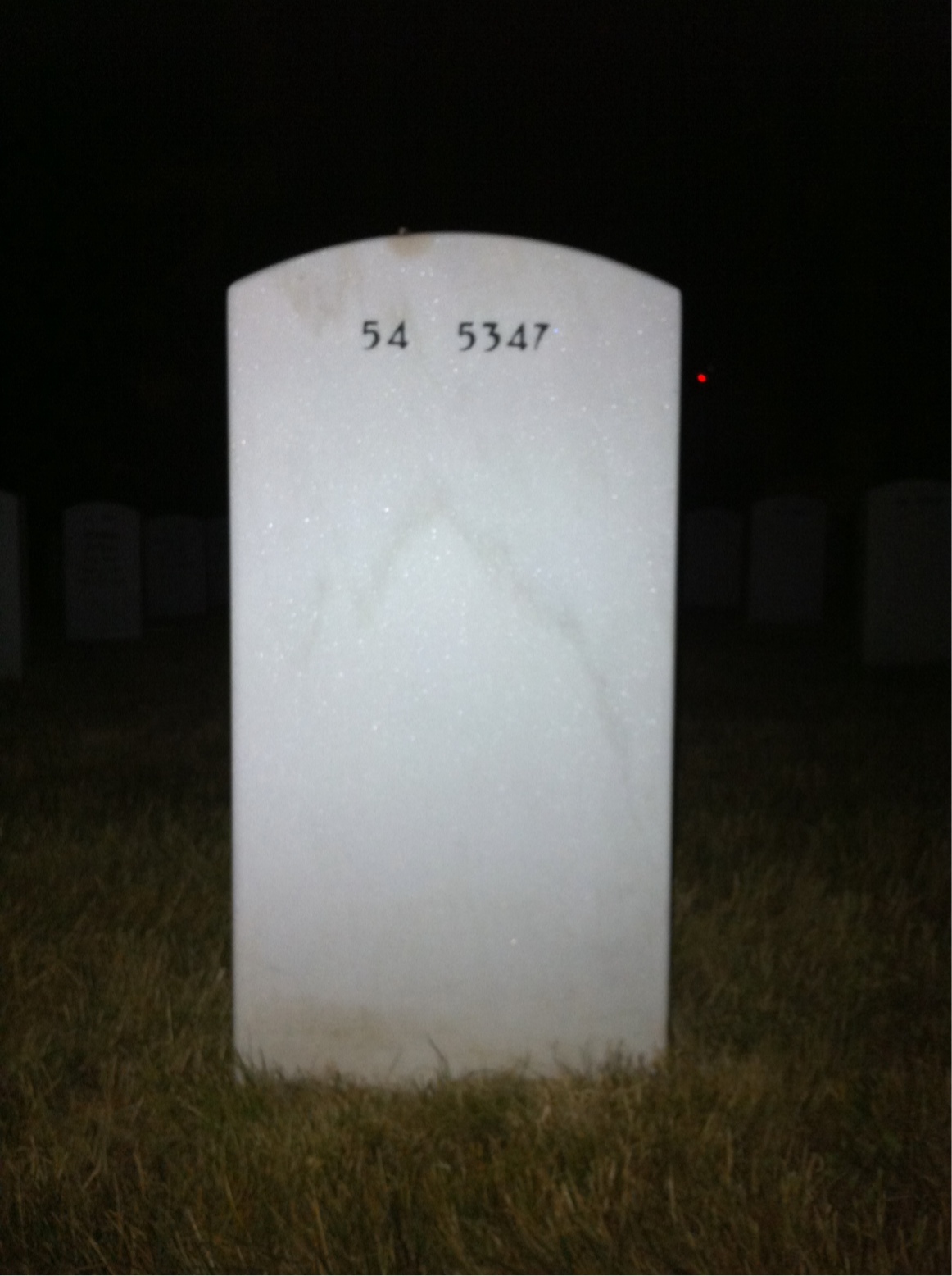 Back of headstone — Cynthia Finnegan