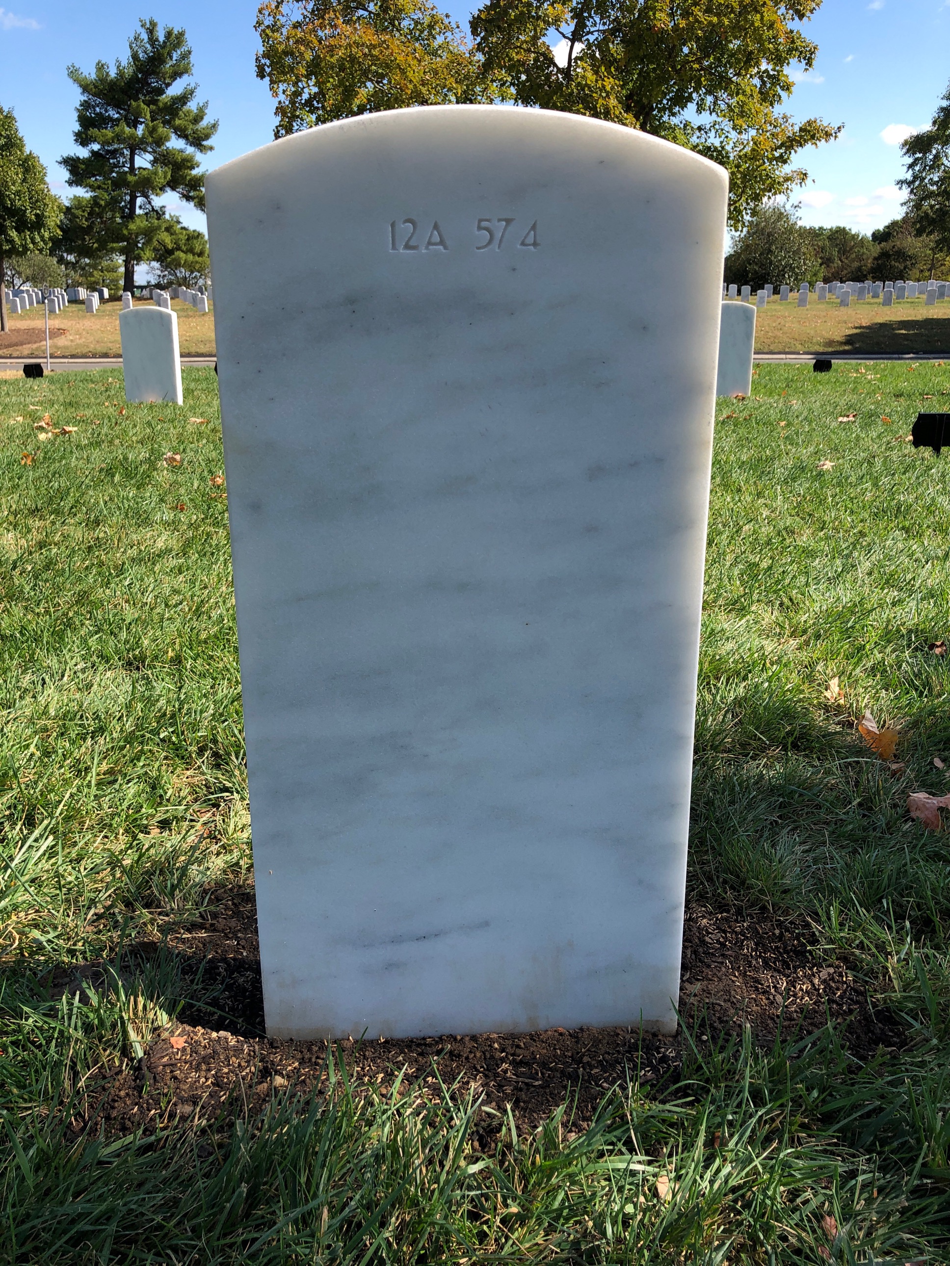 Back of headstone — Daniel Murawinski