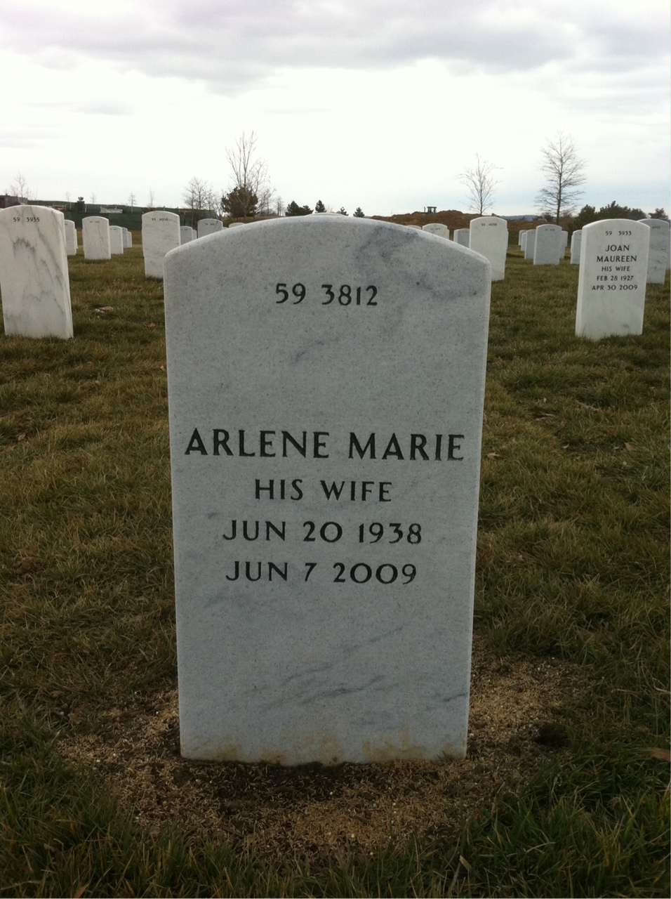Back of headstone — Nicholas Giampietro