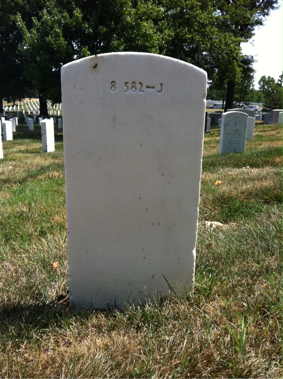 Back of headstone — John T Mccabe